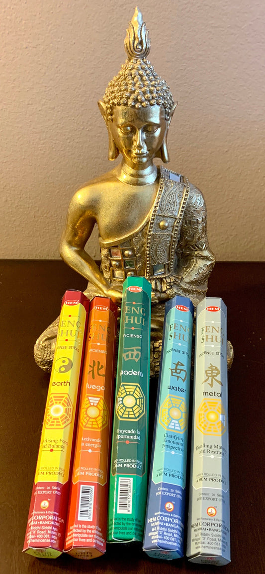 FENG SHUI Element Scented Incense/ Good Luck Feng Shui/ Love Feng Shui