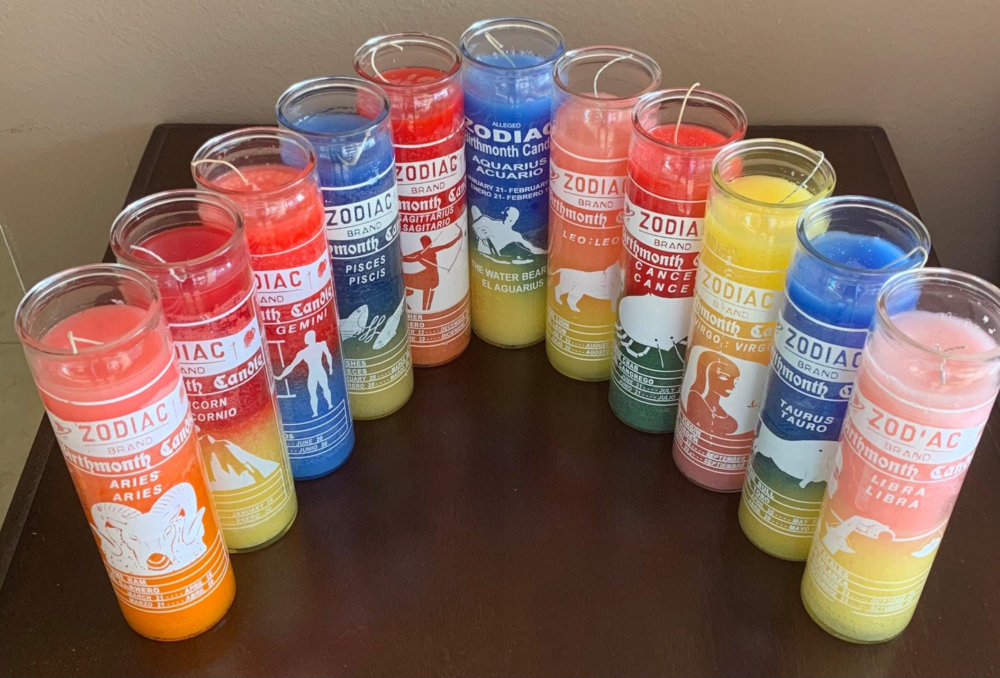 ENERGIZED AND ANOINTED Glass Candles | Blessed and Consecrated/Bouji Kouran| Santeria| Velas Energizadas| Voodoo| Wicca|