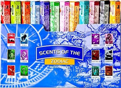 BUY 6 GET 1 FREE/ Zodiac Incense/ Astrological Fragant Incense