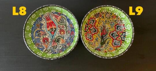 HAND PAINTED BOWL/ ceramic dish/ multipurpose dish/home decor/room decor Size small and large