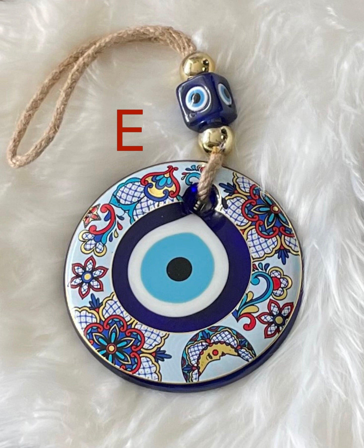 EVIL EYE Hanger/Glass Hanger/Turkish Style Wall Décor