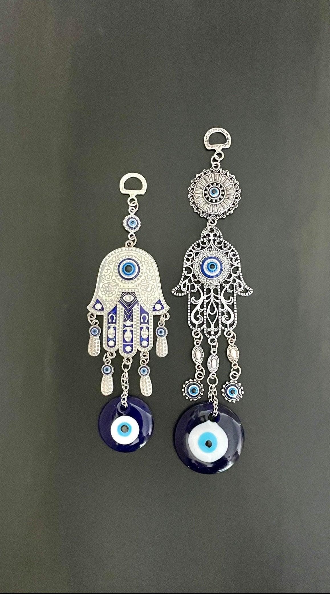 EVIL EYE Home Decor Wall Hanger/Nazar Hangers/Hamsa Hangers/Elephant Decoration/Hand of Fatima Decor