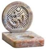 SANDSTONE INCENSE BURNERS/ Om/Flower/ Buddha/ Lacquer Elephant