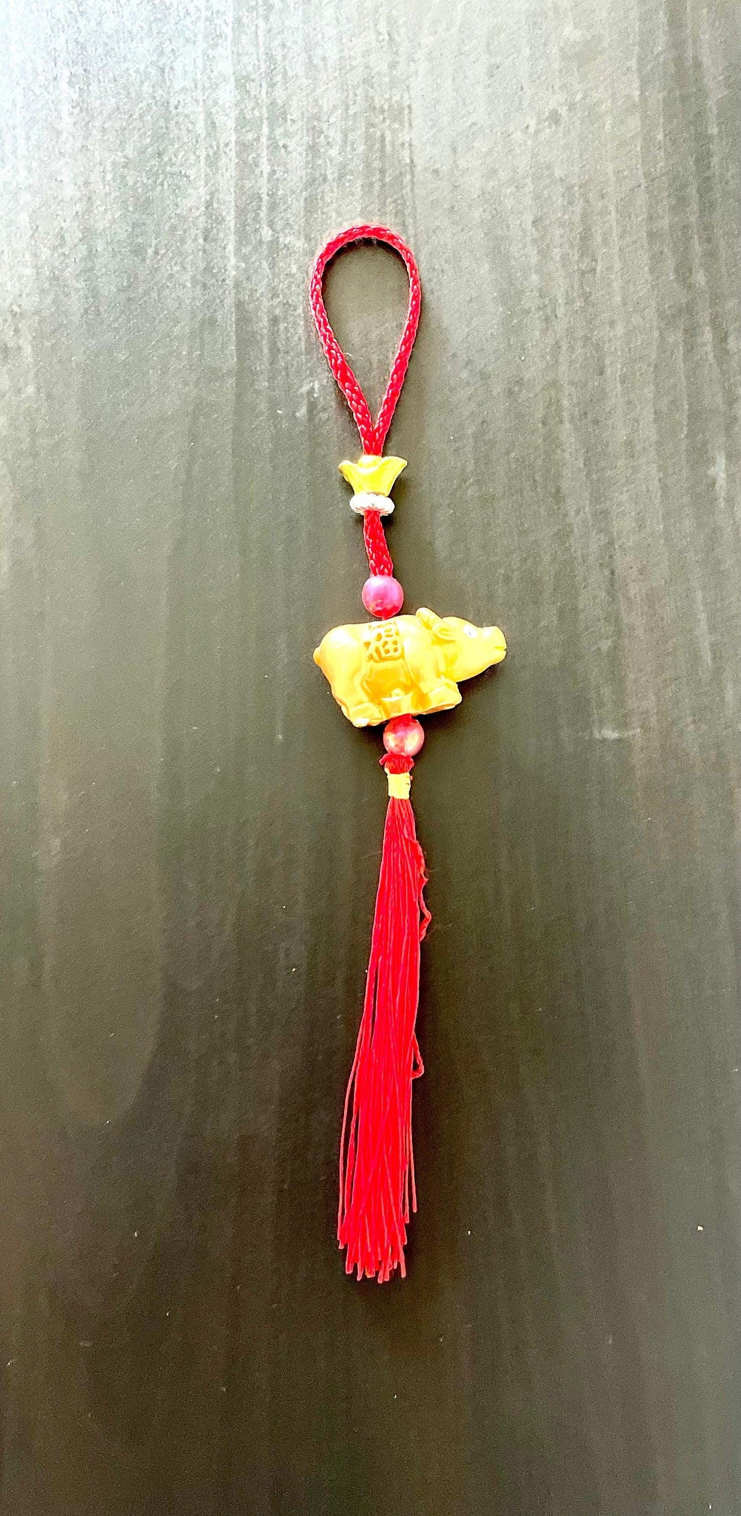 FENG SHUI Good Luck Tassels/Chinese Coins Tassels/I-Ching Tassels/Feng Shui Cures/Evil Eye/Butterflies/Bagua/Pagoda/Year of the Dragon 2024