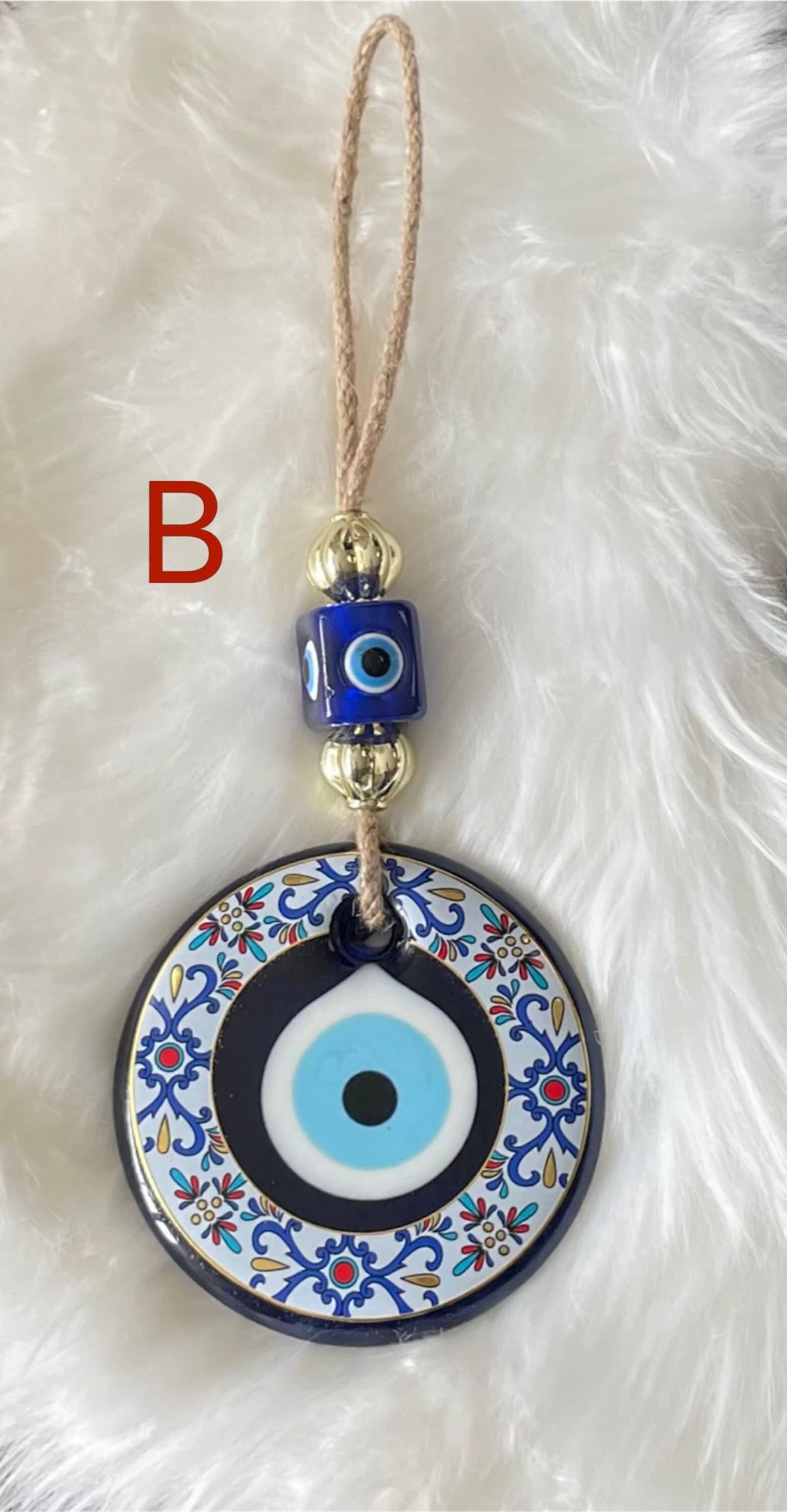 EVIL EYE Hanger/Glass Hanger/Turkish Style Wall Décor