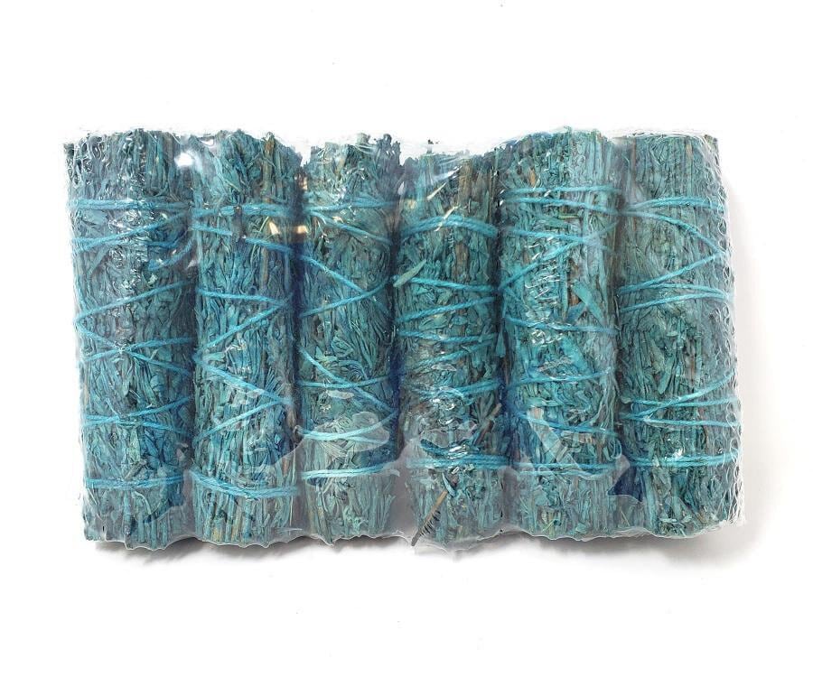 CLEANSING ENERGY/AURA 4" Chakra Sage/Aura Cleansing Sage/ Palo Santo/Blue Sage & Lavender/ Eucalyptus 4"