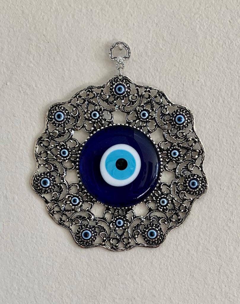 EVIL EYE Hanger/Glass Hanger/Turkish Style Wall Décor