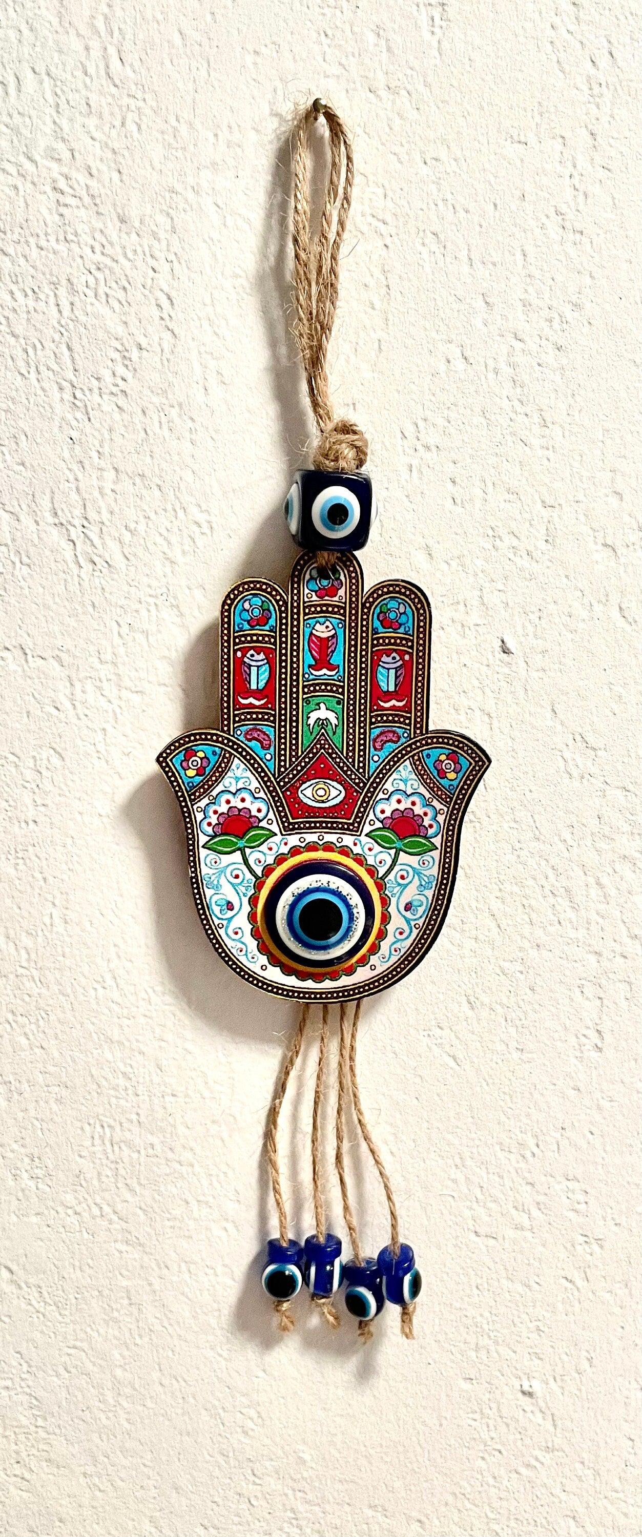 EVIL EYE Hanger/Glass Hanger/Turkish Style Wall Décor