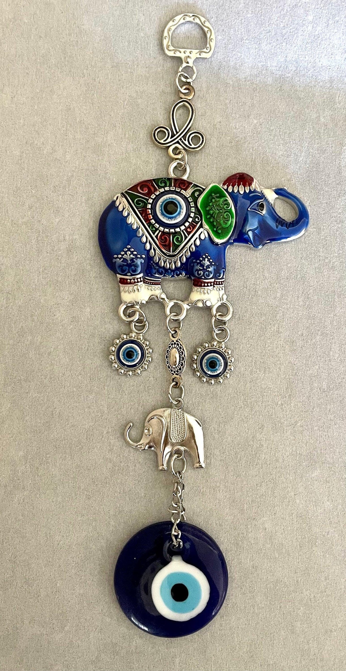 EVIL EYE Home Decor Wall Hanger/Nazar Hangers/Hamsa Hangers/Elephant Decoration/Hand of Fatima Decor