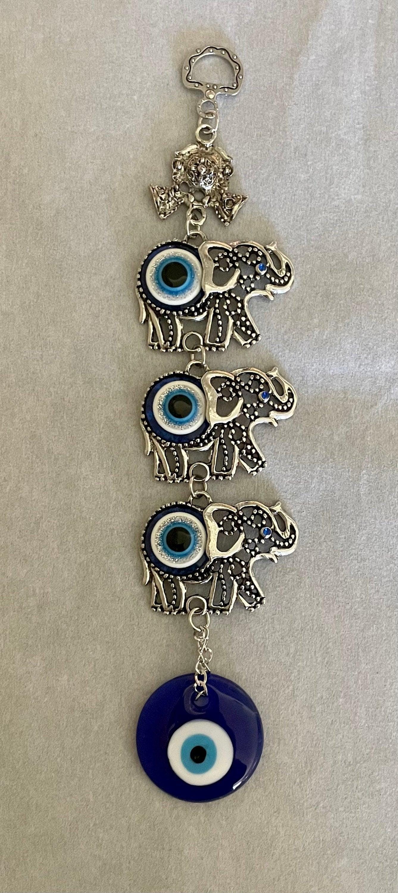 EVIL EYE Home Decor Wall Hanger/Nazar Hangers/Hamsa Hangers/Elephant Decoration/Hand of Fatima Decor