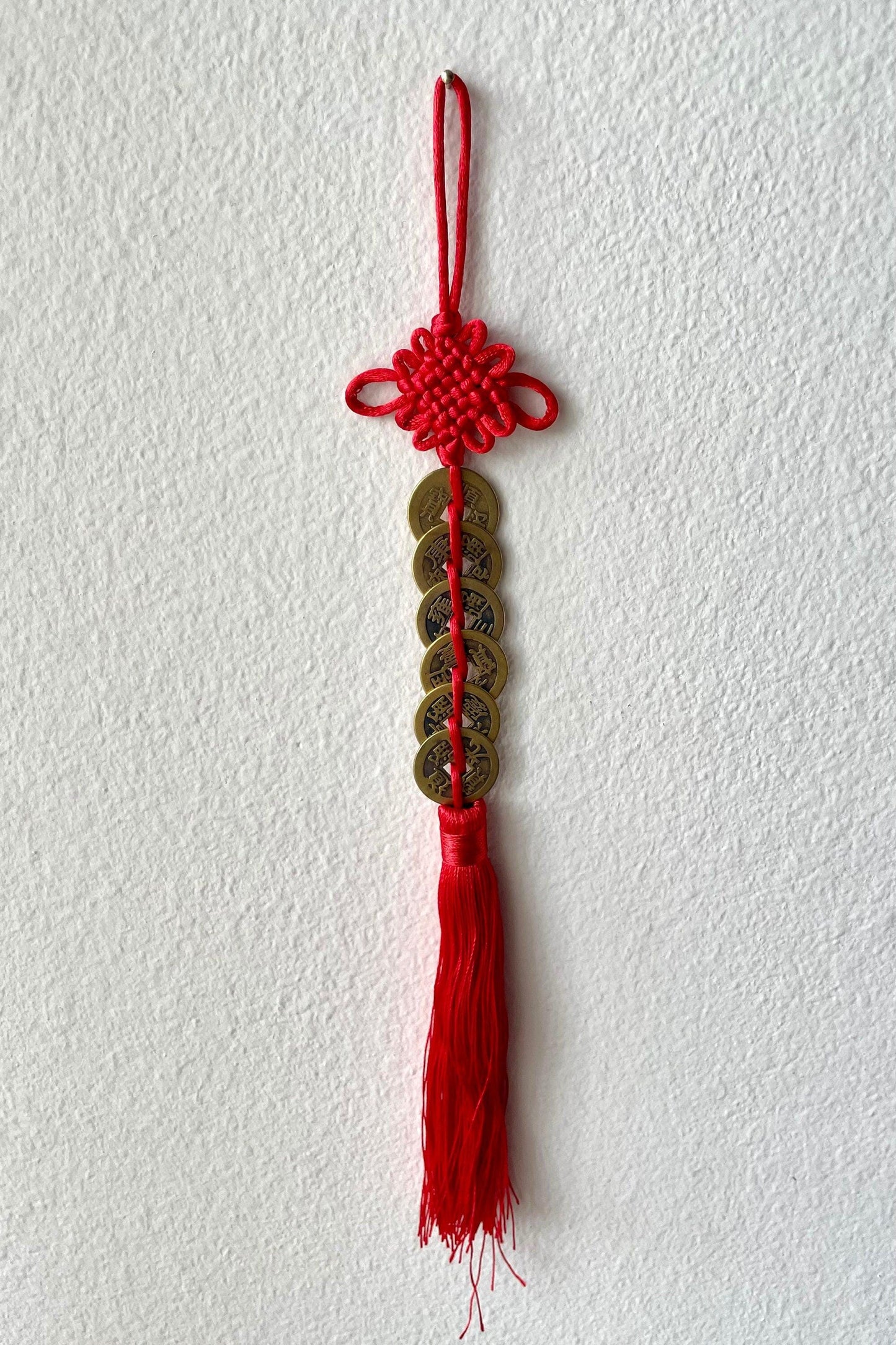 FENG SHUI Good Luck Tassels/Chinese Coins Tassels/I-Ching Tassels/Feng Shui Cures/Year of the Wooden Dragon 2024