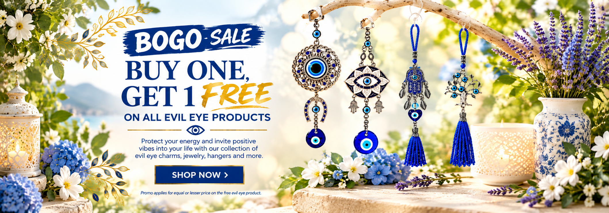 evil eye hangers angel depot store bogo free promo banner