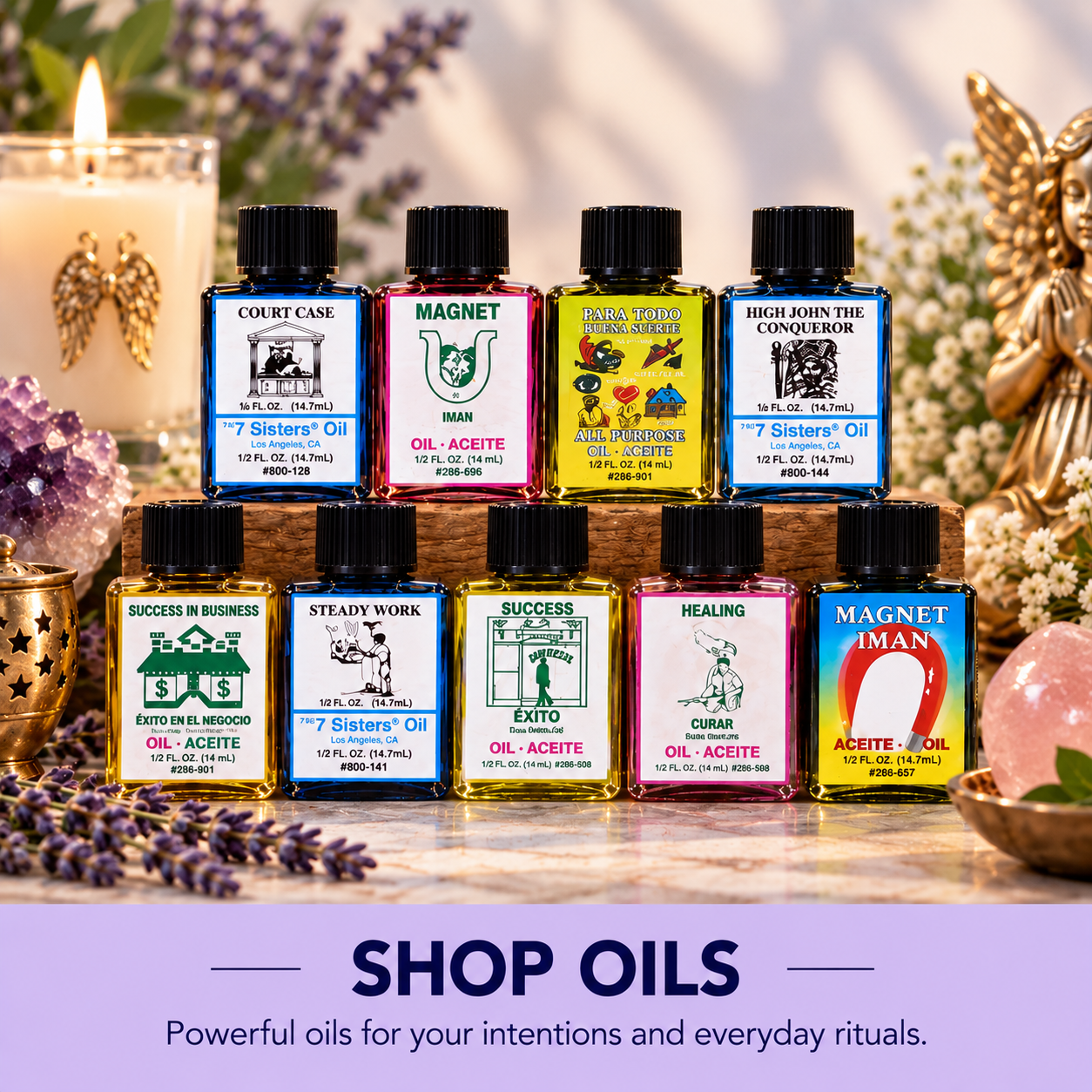 intention essential oils anointing perfums spiritual dressing ritual oils