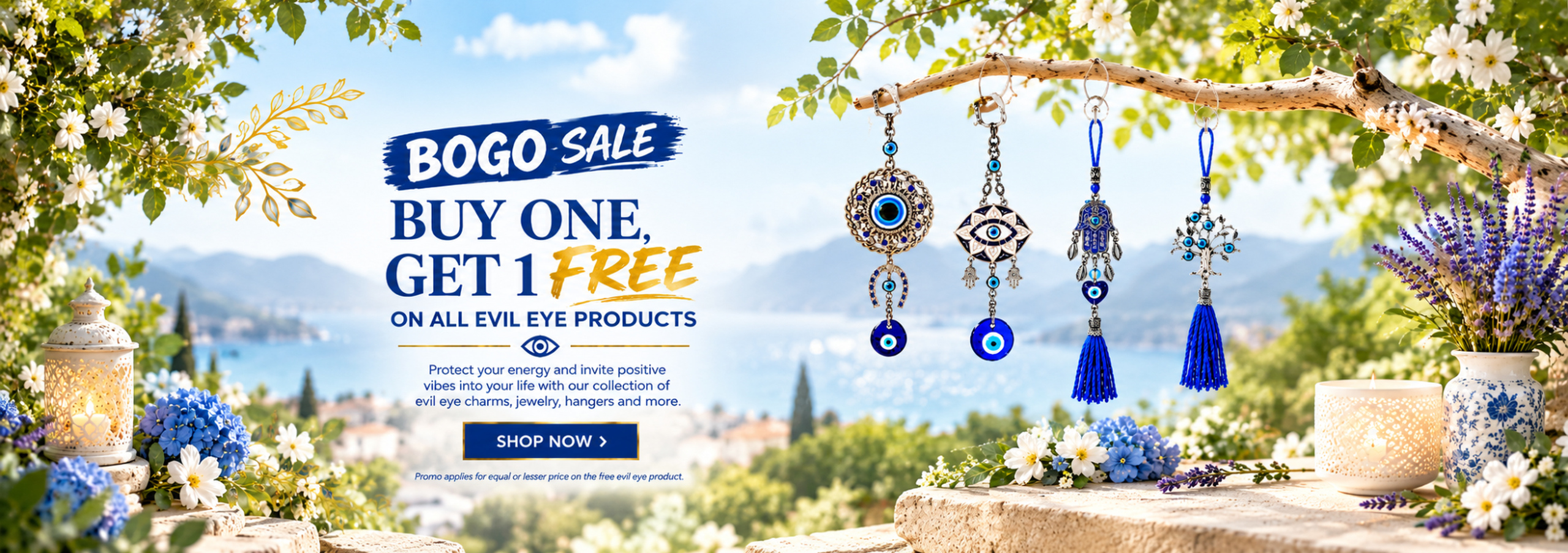 evil eye hangers angel depot store bogo free promo banner