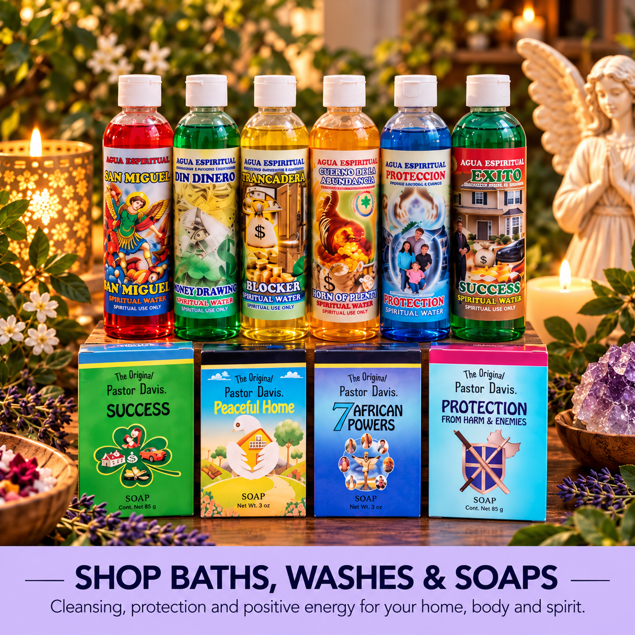 spiritual baths washes soaps cleansing protection intentiondisplay